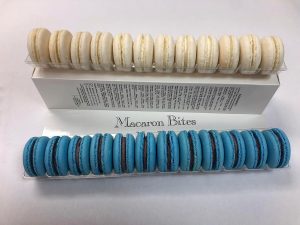 Blueberry & Vanilla Macaron Bites - 24 Count